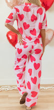 Load image into Gallery viewer, The Jamie Big Heart Two-Piece Pajama Set
