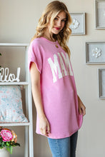 Load image into Gallery viewer, Letter Graphic Short Sleeve T-Shirt