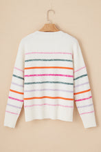 Load image into Gallery viewer, PREORDER: The Mallory Colorful Stripe Sweater 11.25.24