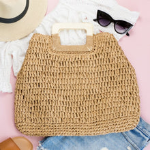 Load image into Gallery viewer, Oversized Straw Tote
