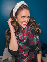 Load image into Gallery viewer, Classic Plaid Blanket Scarf