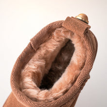 Load image into Gallery viewer, Faux Fur and Suede Mini Shortie Boots