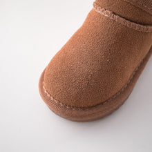 Load image into Gallery viewer, Faux Fur and Suede Mini Shortie Boots