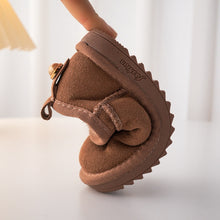 Load image into Gallery viewer, Faux Fur and Suede Mini Shortie Boots