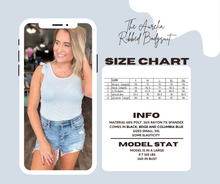 Load image into Gallery viewer, RTS: Aurelia ribbed bodysuit-