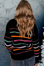 Load image into Gallery viewer, PREORDER: The Mallory Colorful Stripe Sweater 11.25.24