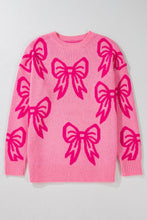 Load image into Gallery viewer, Pink Bow Sweater