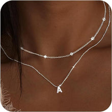 Load image into Gallery viewer, Layered Initial Necklace