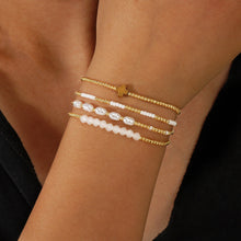 Load image into Gallery viewer, Beaded Cross Bracelet Stack