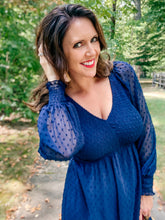 Load image into Gallery viewer, Swiss Dot Midi Dress