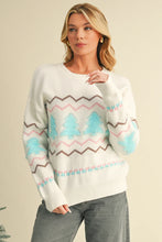 Load image into Gallery viewer, Mint Christmas Sweater