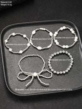 Load image into Gallery viewer, Chic Bow Beaded Stack