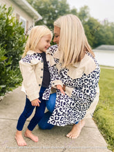 Load image into Gallery viewer, RTS: Leopard Mama and Me shacket-