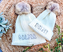 Load image into Gallery viewer, RTS: Mama and Mini Patch Beanies-