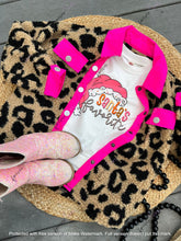 Load image into Gallery viewer, RTS: Leopard MOMMY AND ME Sherpa shacket-