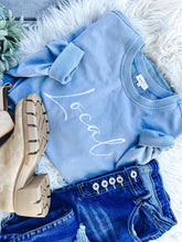 Load image into Gallery viewer, RTS: Mineral washed RAW HEM tunic sweater-