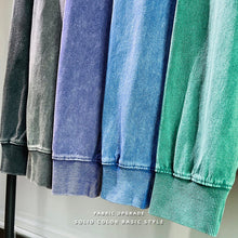Load image into Gallery viewer, RTS: Mineral Washed Long sleeve Crews (boyfriend fit oversized)-