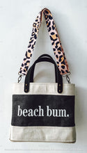 Load image into Gallery viewer, RTS Forever3am Jute and Vegan Leather Standing Tote