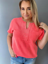 Load image into Gallery viewer, RTS: The Kara Waffle Top-