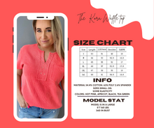 Load image into Gallery viewer, RTS: The Kara Waffle Top-