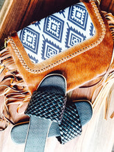 Load image into Gallery viewer, RTS: Genuine Leather and Cowhide Purse-