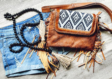 Load image into Gallery viewer, RTS: Genuine Leather and Cowhide Purse-