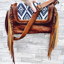 Load image into Gallery viewer, RTS: Genuine Leather and Cowhide Purse-