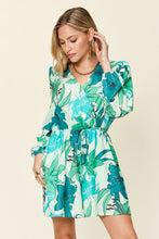 Load image into Gallery viewer, Floral Long Sleeve Romper with Pockets
