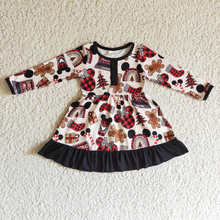 Load image into Gallery viewer, PREORDER: Christmas fun twirl dress 10.16.23