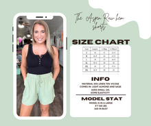 Load image into Gallery viewer, RTS: Aspen Raw Hem shorts-