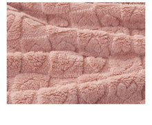 Load image into Gallery viewer, Plush Checker & Heart Blanket