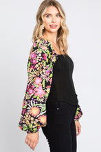 Load image into Gallery viewer, Floral Balloon Sleeve Blouse