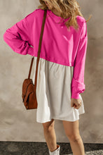 Load image into Gallery viewer, Round Neck Long Sleeve Mini Dress