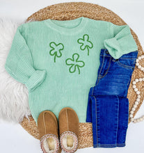 Load image into Gallery viewer, RTS: Clover Leaf Embroidered Sweater-