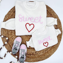 Load image into Gallery viewer, RTS: Mommy and Me Valentine's Sweetheart Sweater!