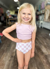 Load image into Gallery viewer, RTS: Kai Checkered Reversible Swim