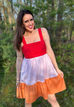 Load image into Gallery viewer, RTS: The Rowan Tiered Tie-Back Bow Dress-