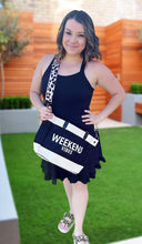 Load image into Gallery viewer, RTS Forever3am Jute and Vegan Leather Standing Tote