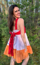 Load image into Gallery viewer, RTS: The Rowan Tiered Tie-Back Bow Dress-