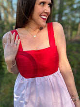 Load image into Gallery viewer, RTS: The Rowan Tiered Tie-Back Bow Dress-