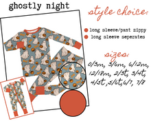 Load image into Gallery viewer, RTS: Fall Bamboo Long Sleeve and Pant Zippy and Separates