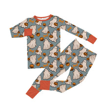 Load image into Gallery viewer, RTS: Fall Bamboo Long Sleeve and Pant Zippy and Separates