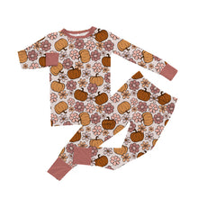 Load image into Gallery viewer, RTS: Fall Bamboo Long Sleeve and Pant Zippy and Separates