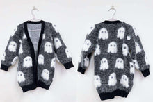 Load image into Gallery viewer, RTS Mommy and Me Fuzzy Halloween Cardi