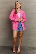 Load image into Gallery viewer, Sunshine & Smiles Solid Open Front Blazer Sample