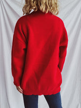 Load image into Gallery viewer, The Jolisa Repeating Heart Red Sweater