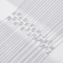 Load image into Gallery viewer, PREORDER: STERLING SILVER INITIAL NECKLACE