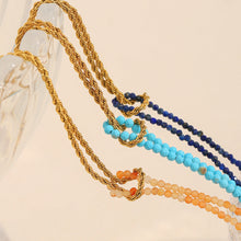 Load image into Gallery viewer, Preorder: Gemstone Rope Chain Bracelets