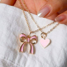 Load image into Gallery viewer, *Sweetheart Bow Layered Necklace*