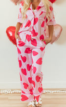 Load image into Gallery viewer, The Jamie Big Heart Two-Piece Pajama Set